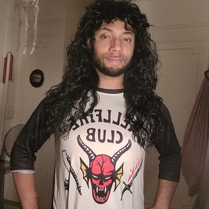 Hellfire Club. Eddie munson costume. With new wig.